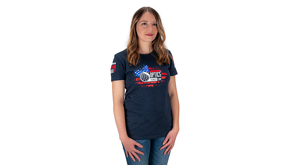 OpticsPlanet Exclusive OpticsPlanet 20th Anniversary T-Shirt - Women's, Navy Blue, Large, N6210-OP-WM-LG