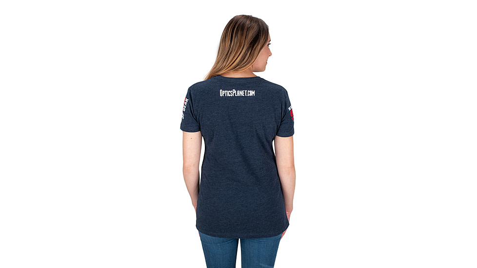 OpticsPlanet Exclusive OpticsPlanet 20th Anniversary T-Shirt - Women's, Navy Blue, Large, N6210-OP-WM-LG