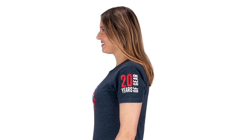 OpticsPlanet Exclusive OpticsPlanet 20th Anniversary T-Shirt - Women's, Navy Blue, Large, N6210-OP-WM-LG