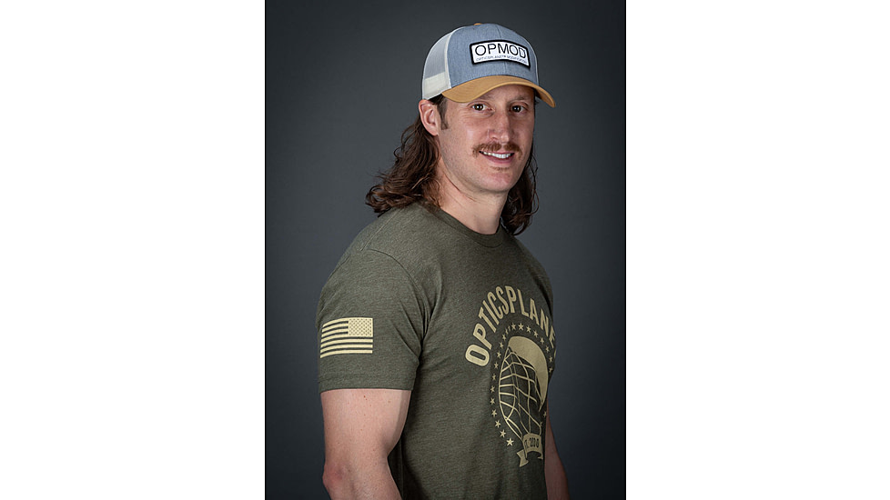 OpticsPlanet Exclusive Est. 2000 Limited Edition T-Shirt - Men's, Military Green, Large, NL6010-OP25-MG-L