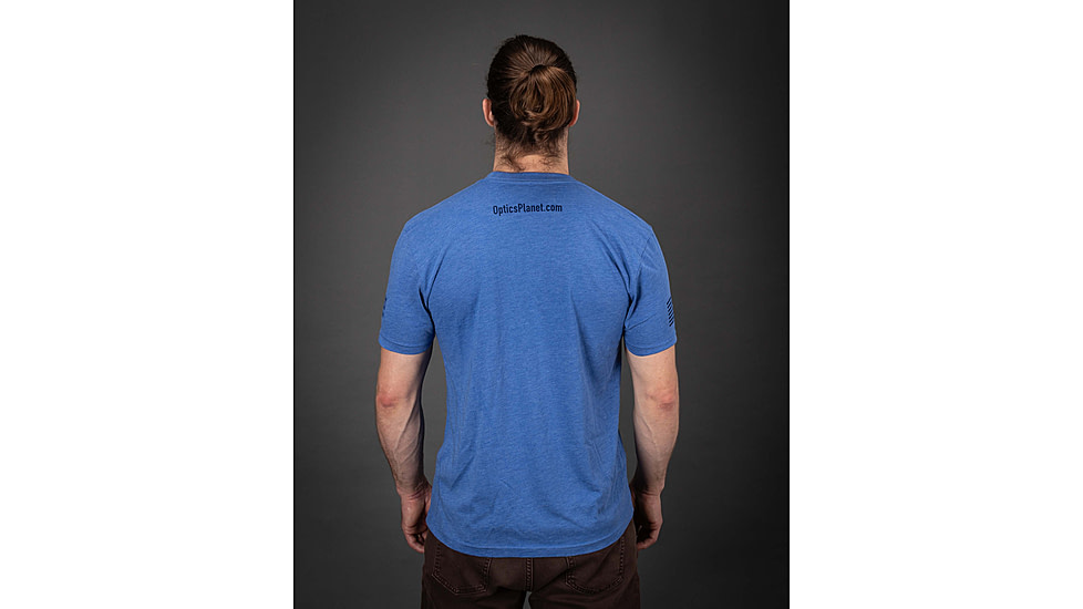 OpticsPlanet Exclusive Est. 2000 Limited Edition T-Shirt - Men's, Vintage Royal Blue, Large, NL6010-OP25-RB-L