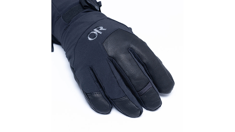 Outdoor Research Arete Modular Gore-Tex Gloves - Mens, Black, Large, 3221620001008