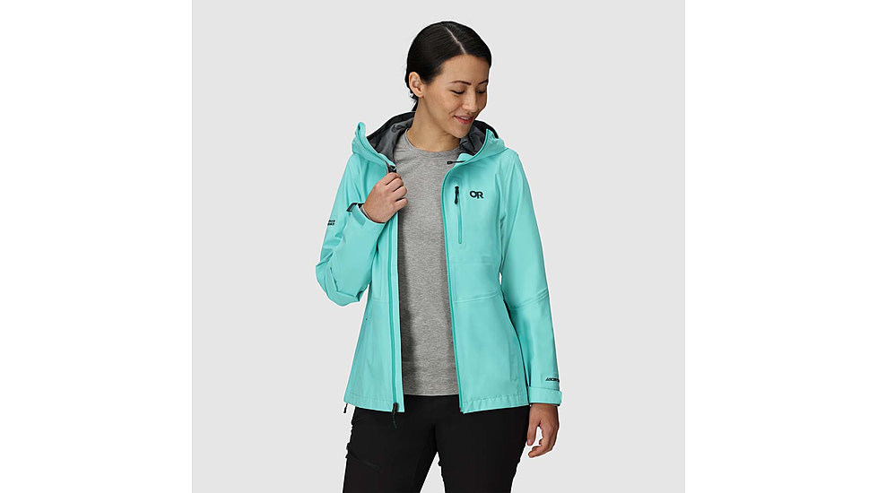 Outdoor Research Aspire 3L Jacket - Womens, Maldives, Large, 3221072856008
