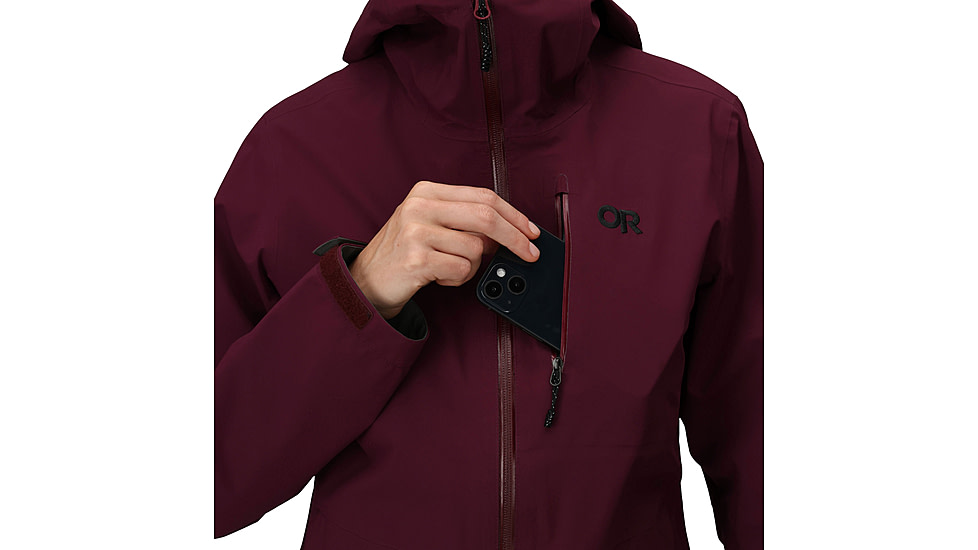 Outdoor Research Aspire 3L Jacket - Womens, Winterberry, Extra Large, 3221072939009