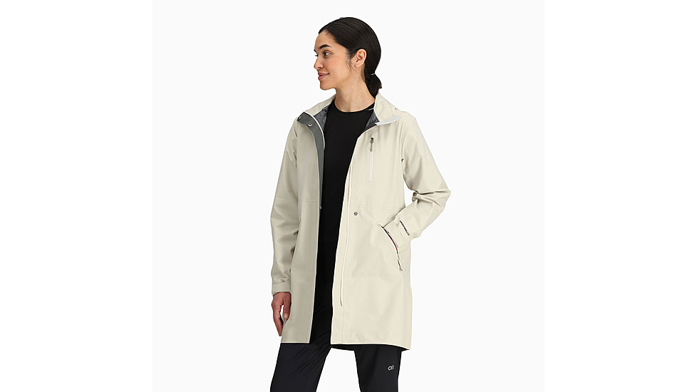 Outdoor Research Aspire 3L Trench - Womens, Oyster, Small, 3221102652006