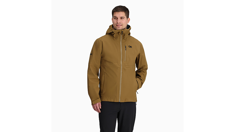 Outdoor Research Foray 3L Jacket - Mens, Coyote, Small, 3220880014006