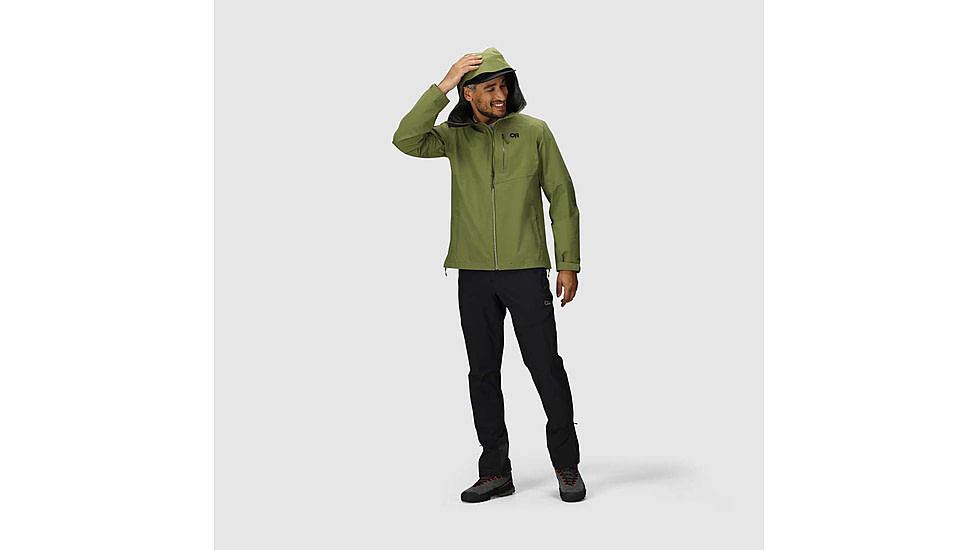 Outdoor Research Foray 3L Jacket - Mens, Green, Extra Large, 3220880737009