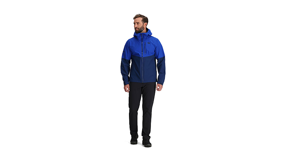 Outdoor Research Foray 3L Jacket - Mens, Topaz/Cenote, Large, 3220882737-L