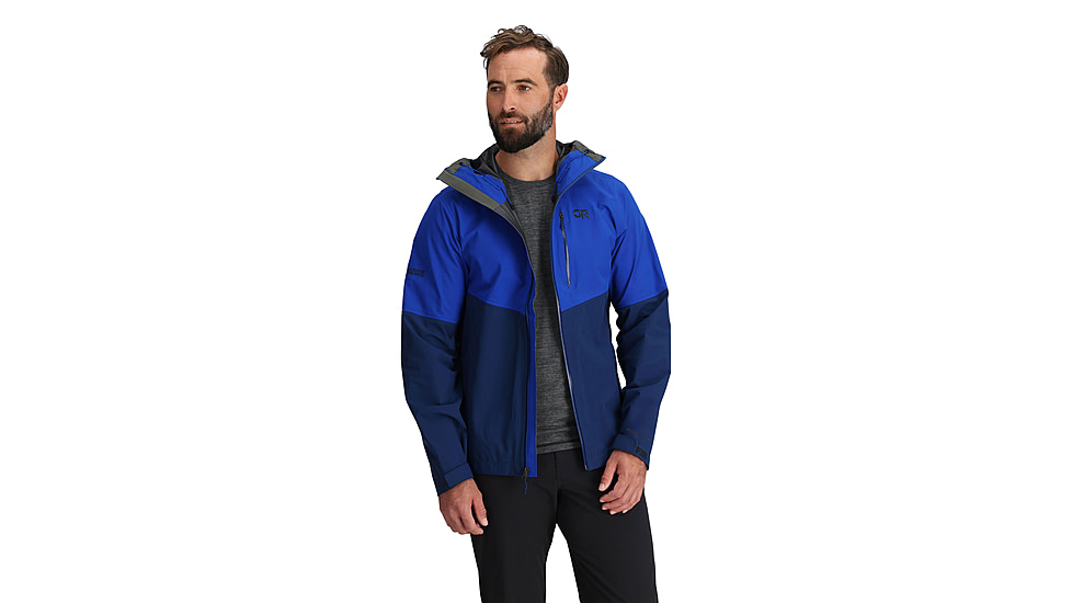 Outdoor Research Foray 3L Jacket - Mens, Topaz/Cenote, Large, 3220882737-L