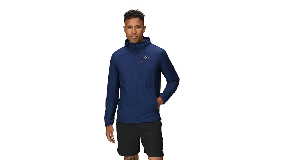 Outdoor Research Shadow Wind Hoodie - Mens, Cenote, Large, 3008992650-L