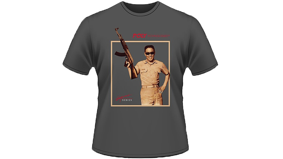 Poly Technologies Collectible Founders Edition 7.62 AK47 T-Shirt - Mens, Gray/Grey, Large, 000-042
