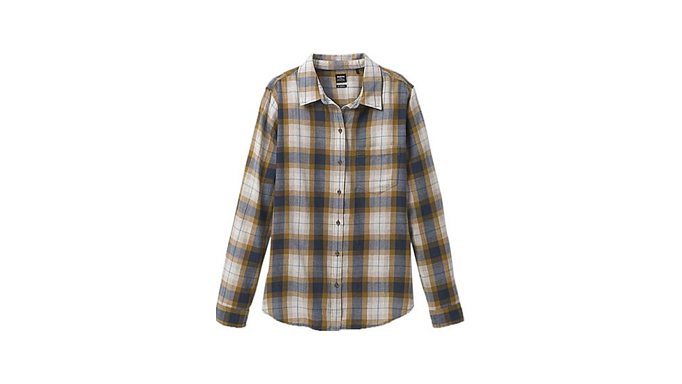 prAna Alfie Flannel - Women's, Small, Latte, 1962591-253-S