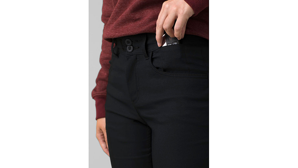 prAna Halle Pant II - Womens, Black, 0, 1971021-001-RG-0