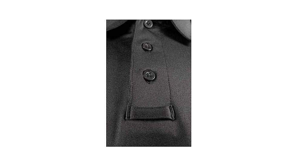 Propper EdgeTec Long Sleeve Polo - Mens, Black, 4XL, F58245M0014XL