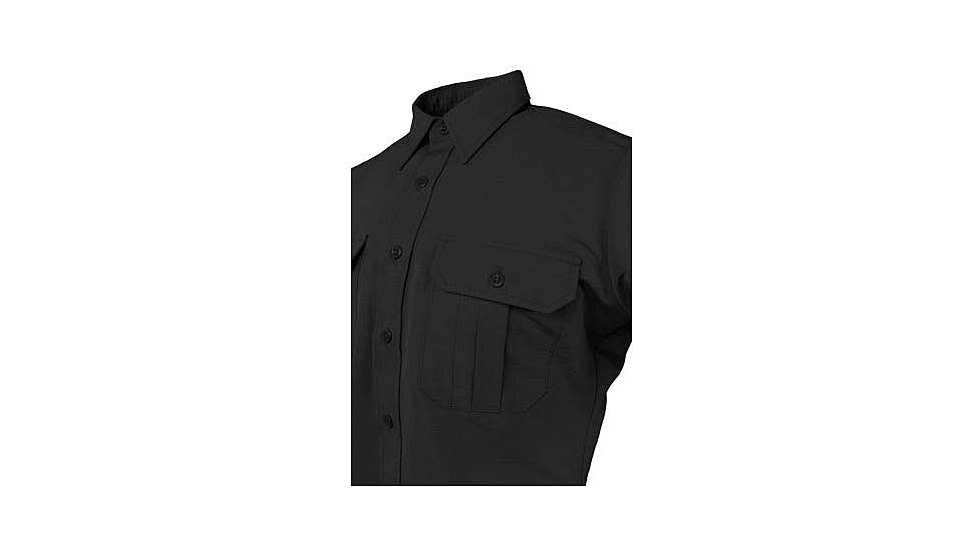 Propper Edgetec Tactical Long Sleeve Shirt - Mens, Black, Large, Regular, F58385P001L2