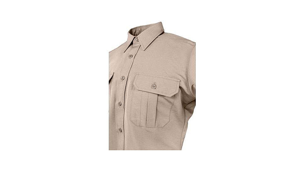 Propper Edgetec Tactical Long Sleeve Shirt - Mens, Khaki, Large, Regular, F58385P250L2