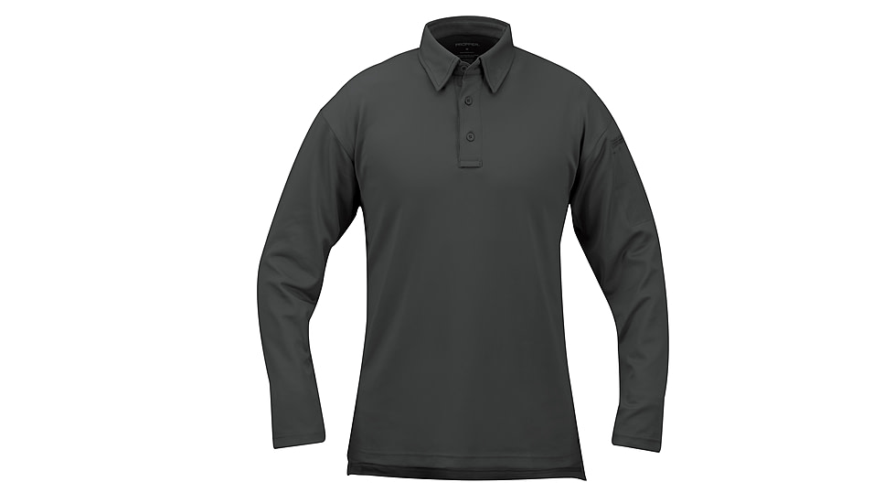 Propper I.C.E. Performance Polo Long Sleeve - Mens, Charcoal, 8X Large, F5315720158XL