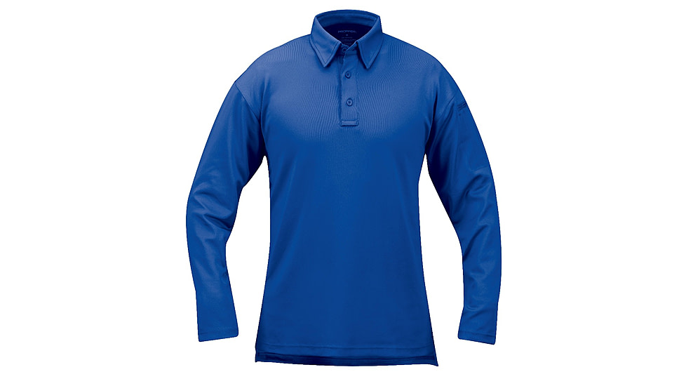 Propper I.C.E. Performance Polo Long Sleeve - Mens, Cobalt, 6XL, F5315724526XL