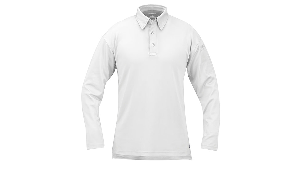 Propper I.C.E. Performance Polo Long Sleeve - Mens, White, 7XL, F5315721007XL