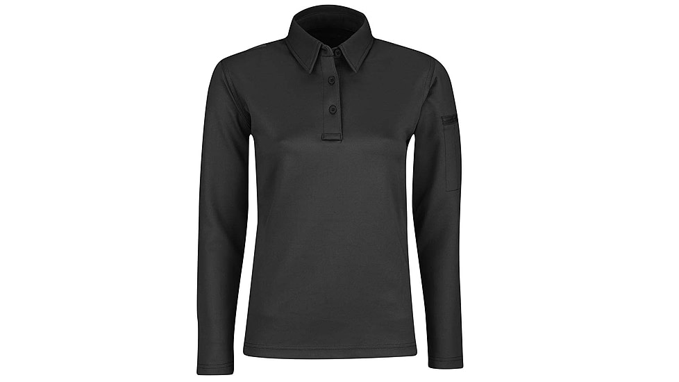 Propper I.C.E. Performance Polo Long Sleeve - Womens, Charcoal, Small, F535772015S