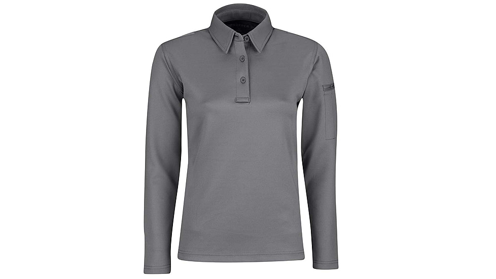 Propper I.C.E. Performance Polo Long Sleeve - Womens, Grey, Medium, F535772020M