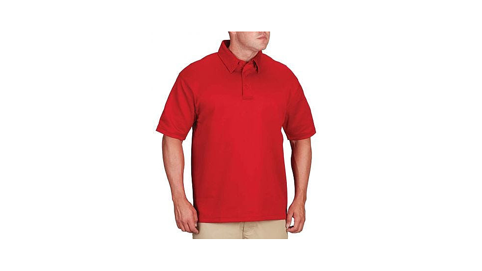 Propper I.C.E. Performance Short Sleeve Polo - Mens, Red, XS, F534172600XS