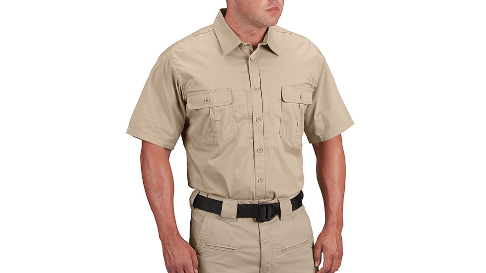 Propper Kinetic Shirt Short Sleeve - Mens, Khaki, 2XL, F53504X250XXL