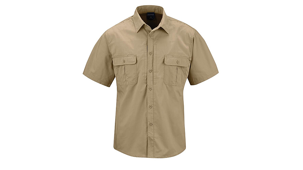 Propper Kinetic Shirt Short Sleeve - Mens, Khaki, Extra Small, F53504X250XS