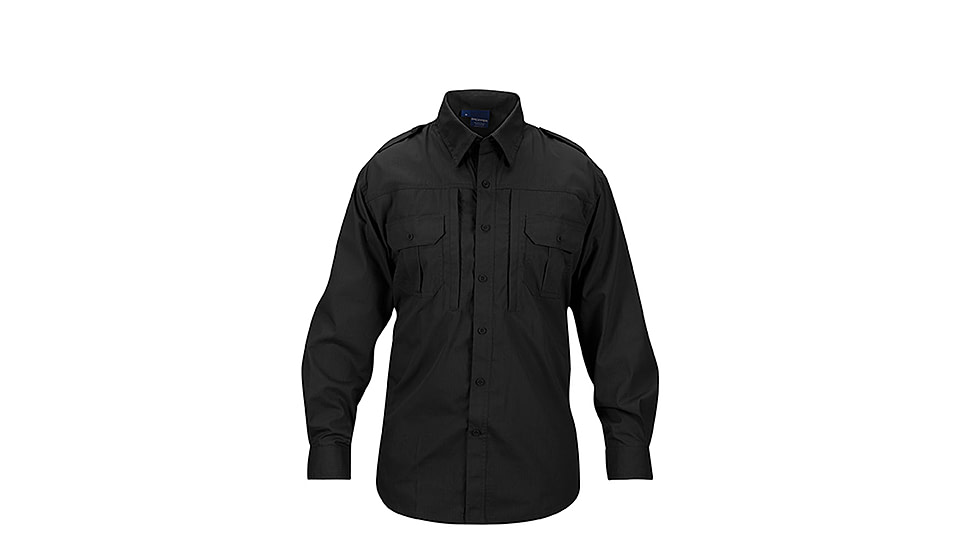 Propper Lightweight Tactical Long Sleeve Shirt - Men's, Black, 3XL, Regular, F5312500013XL2