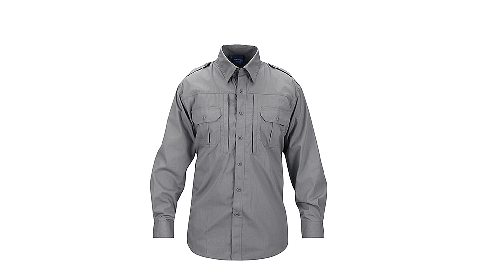 Propper Lightweight Tactical Long Sleeve Shirt - Men's, Grey, 3XL, Regular, F5312500203XL2