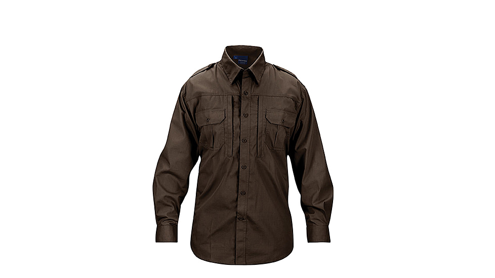 Propper Lightweight Tactical Long Sleeve Shirt - Men's, Sheriff Brown, 3XL, Regular, F5312502003XL2