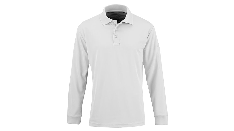 Propper Long Sleeve Uniform Polo - Mens, White, 2XL, F53564C100XXL
