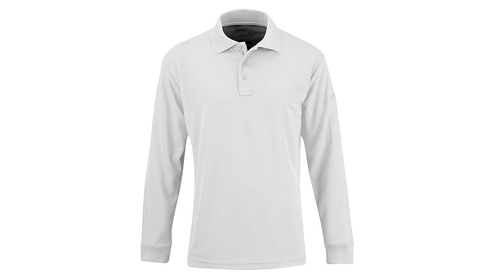 Propper Long Sleeve Uniform Polo - Mens, White, 6XL, F53564C1006XL