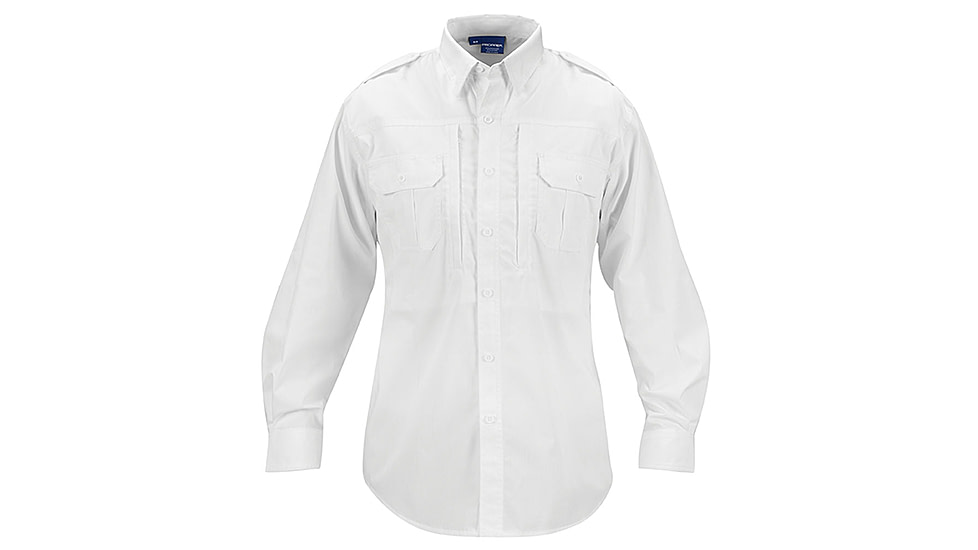 Propper Mens Long Sleeve Tactical Shirt,65P/35C,White,3XL,Regular F53121M1003XL2