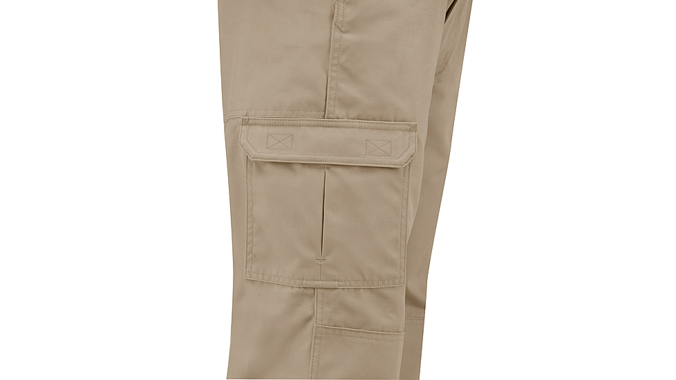 Propper Men's Tactical Trousers, 65/35 Poly/Cotton Canvas, 28x37, Khaki