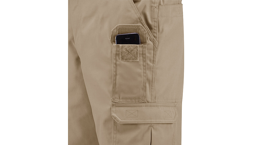 Propper Men's Tactical Trousers, 65/35 Poly/Cotton Canvas, 28x37, Khaki