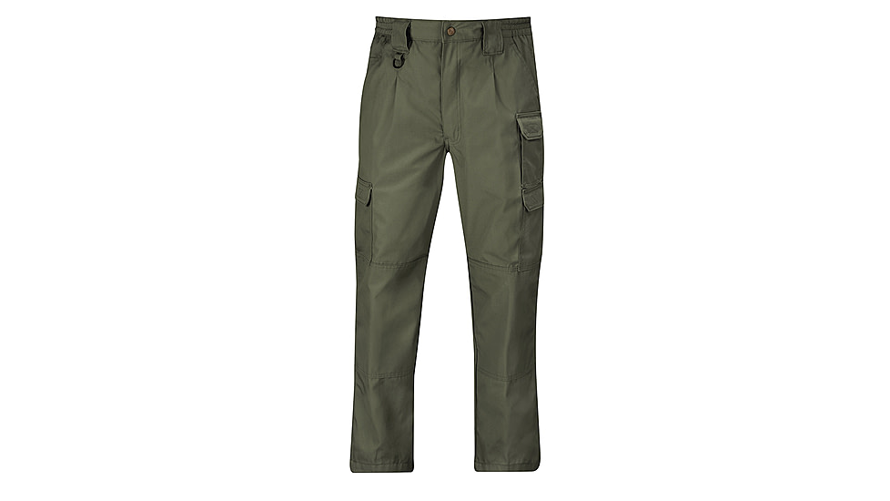 Propper Men's Tactical Trousers, 65/35 Poly/Cotton Canvas, 28x37, Olive Green