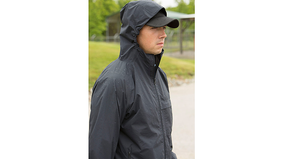 PROPPER Packable Waterproof Jacket, Black, L F54053F001L2