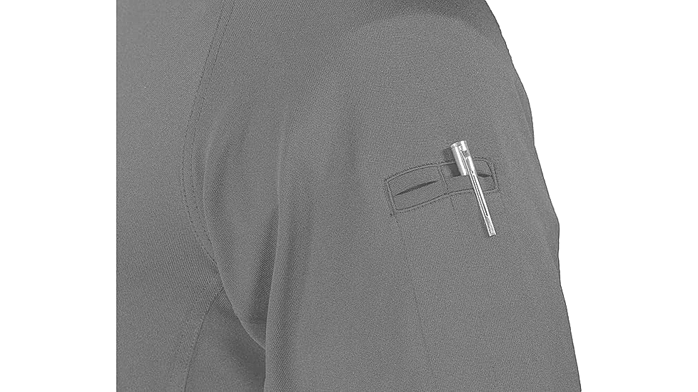 Propper Raglan Long Sleeve Utility Polo - Mens, Charcoal, S, F531301015S