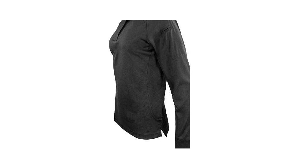 Propper Raglan Long Sleeve Utility Polo - Womens, Black, 3XL, F5310010013XL