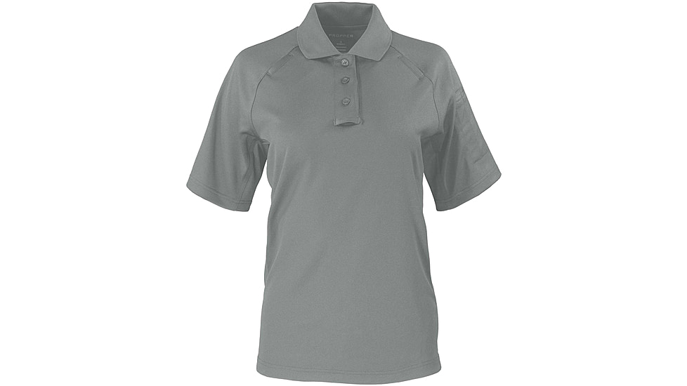 Propper Raglan Utility Short Sleeve Polo - Womens, Grey, S, F530901020S