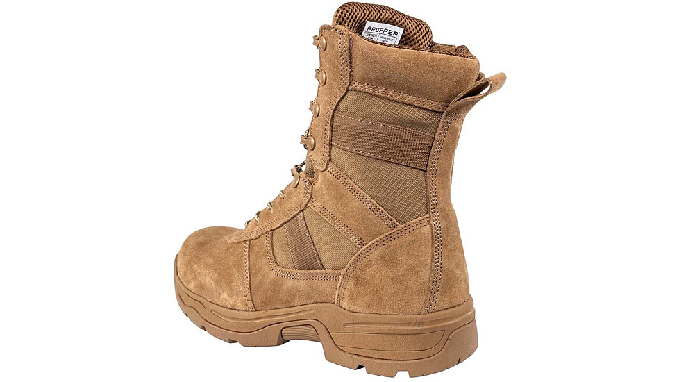 Propper Series 100 8in Side Zip Comp Toe Boots - Mens, Coyote, 5.5M, F45333N2365.5M