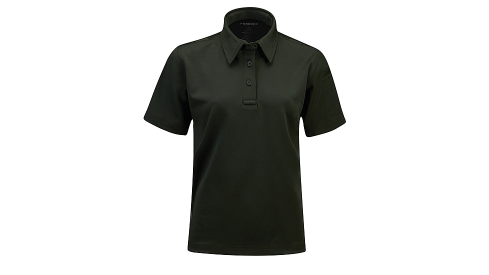 Propper Womens I.C.E. Performance Polo Short Sleeve Shirt, Dark Green