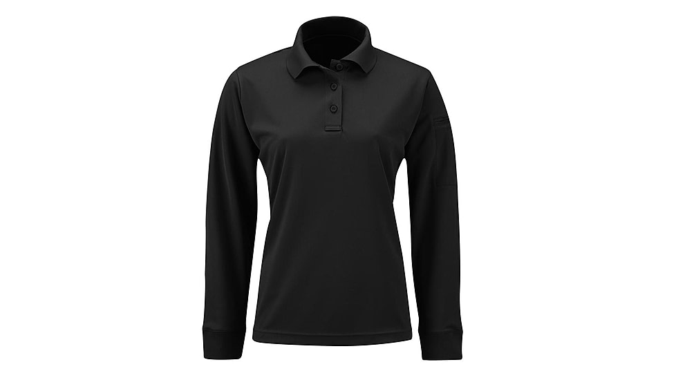 Propper Womens Uniform Polo - Long Sleeve, Black, 3XL, F53964C0013XL