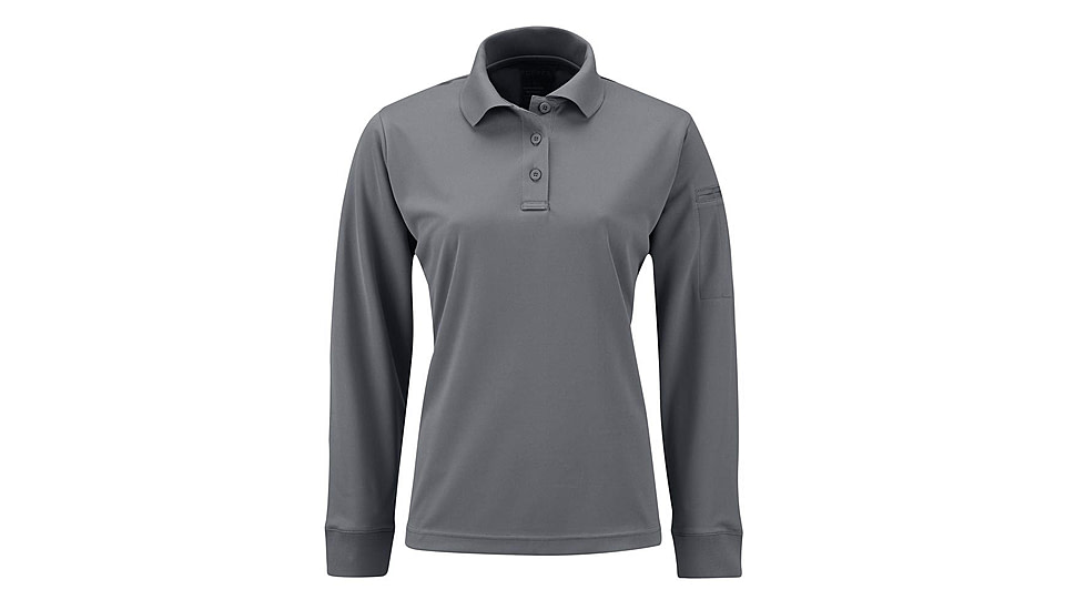 Propper Womens Uniform Polo - Long Sleeve, Grey, 3XL, F53964C0203XL