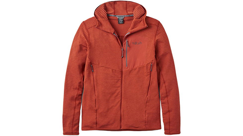 Rab Ascendor Light Hoody - Mens, Tuscan Red, Large, QFG-58-TRD-LRG