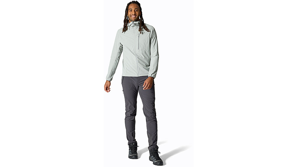 Rab Borealis Alpine Hoody - Mens, Light Zinc, Extra Large, QWS-75-LZN-XLG