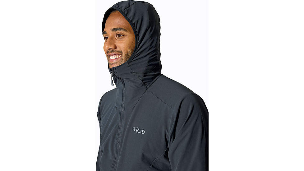 Rab Borealis Hoody - Mens, Beluga, Large, QWS-76-BEL-LRG