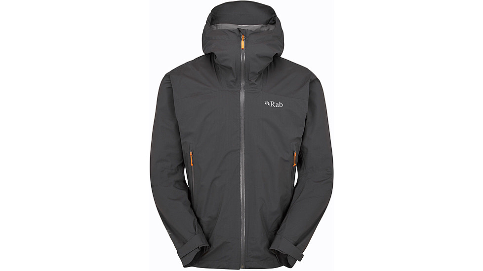 Rab Downpour Light Jacket - Mens, Anthracite, Large, QWG-90-ANT-LRG