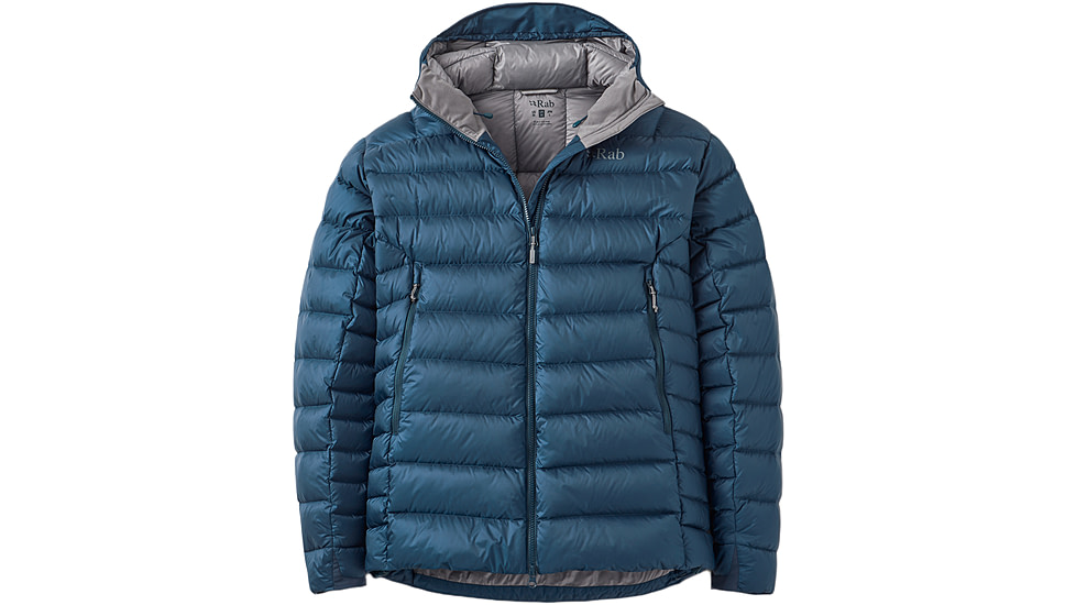 Rab Electron Pro Hoody - Men's, Tempest Blue, Large, QDB-81-TMB-LRG